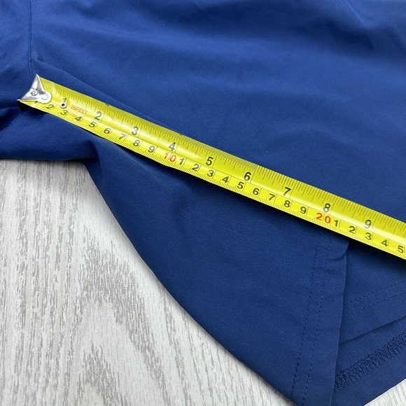 Zyia Active Shorts Men's Blue 2XL Zip Pocket Athletic Shorts - Picture 7 of 8